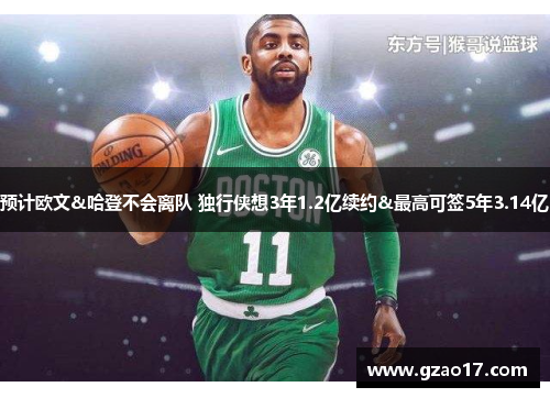 预计欧文&哈登不会离队 独行侠想3年1.2亿续约&最高可签5年3.14亿